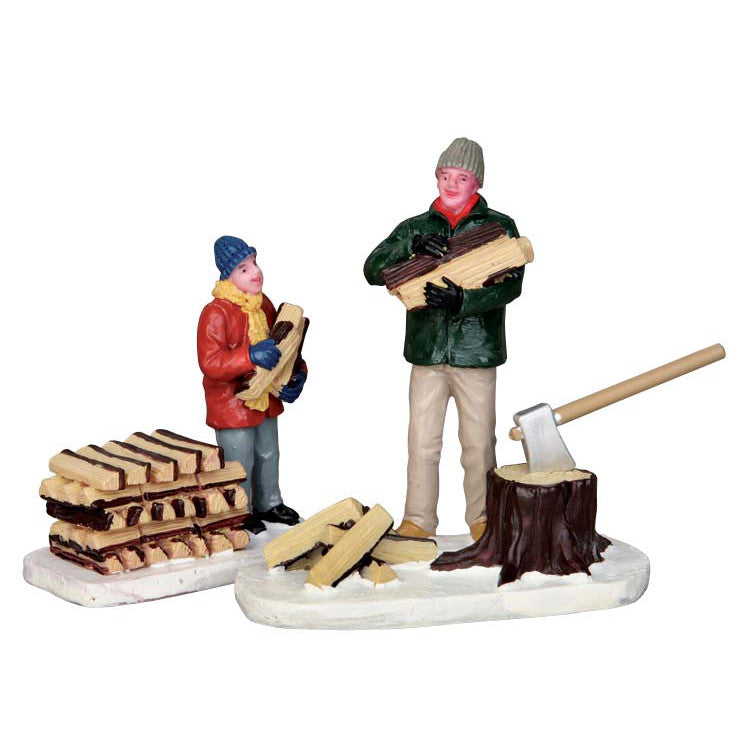 LEMAX Stacking Firewood, set of 2 #52323